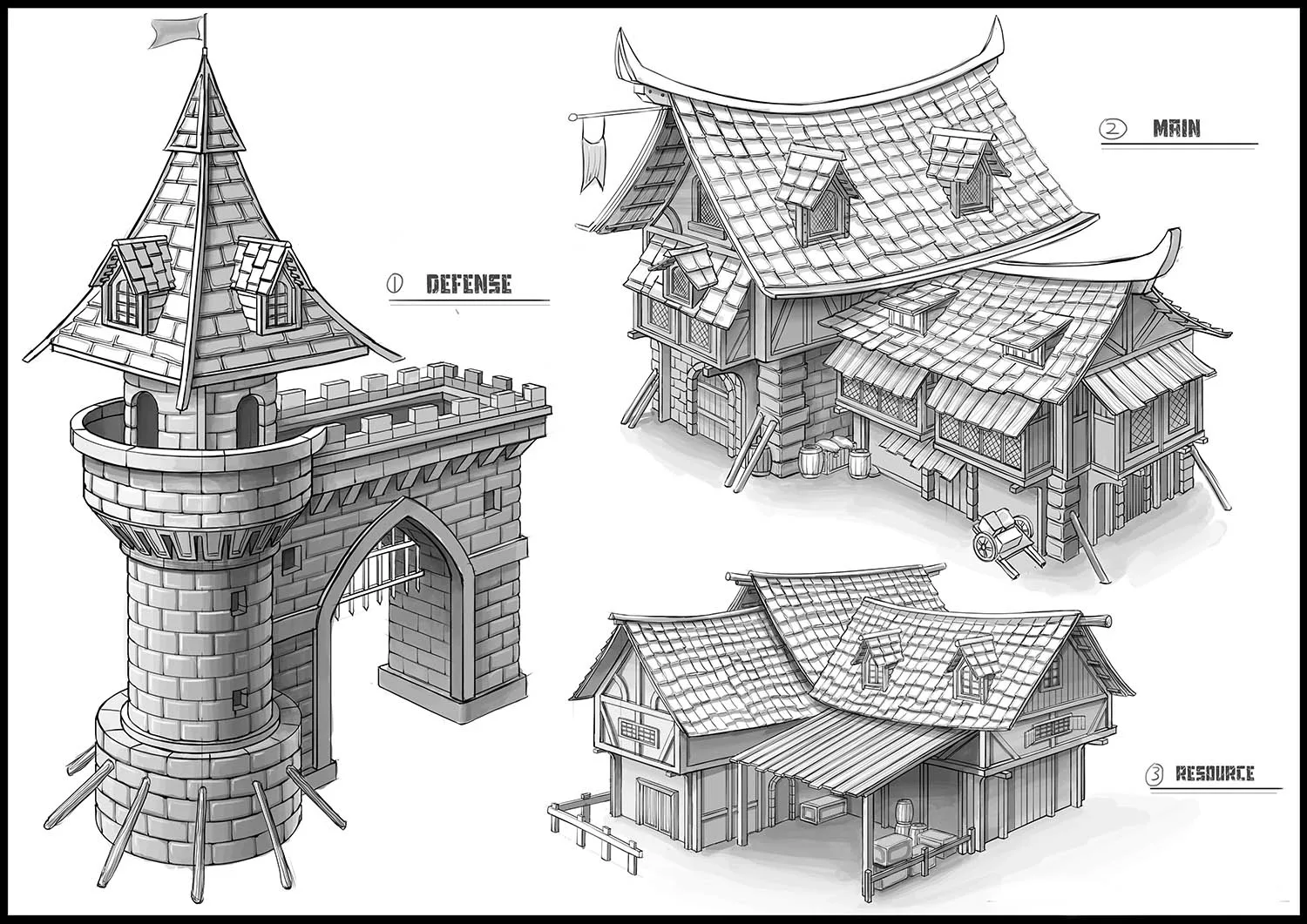 概念艺术 — NPC student work
