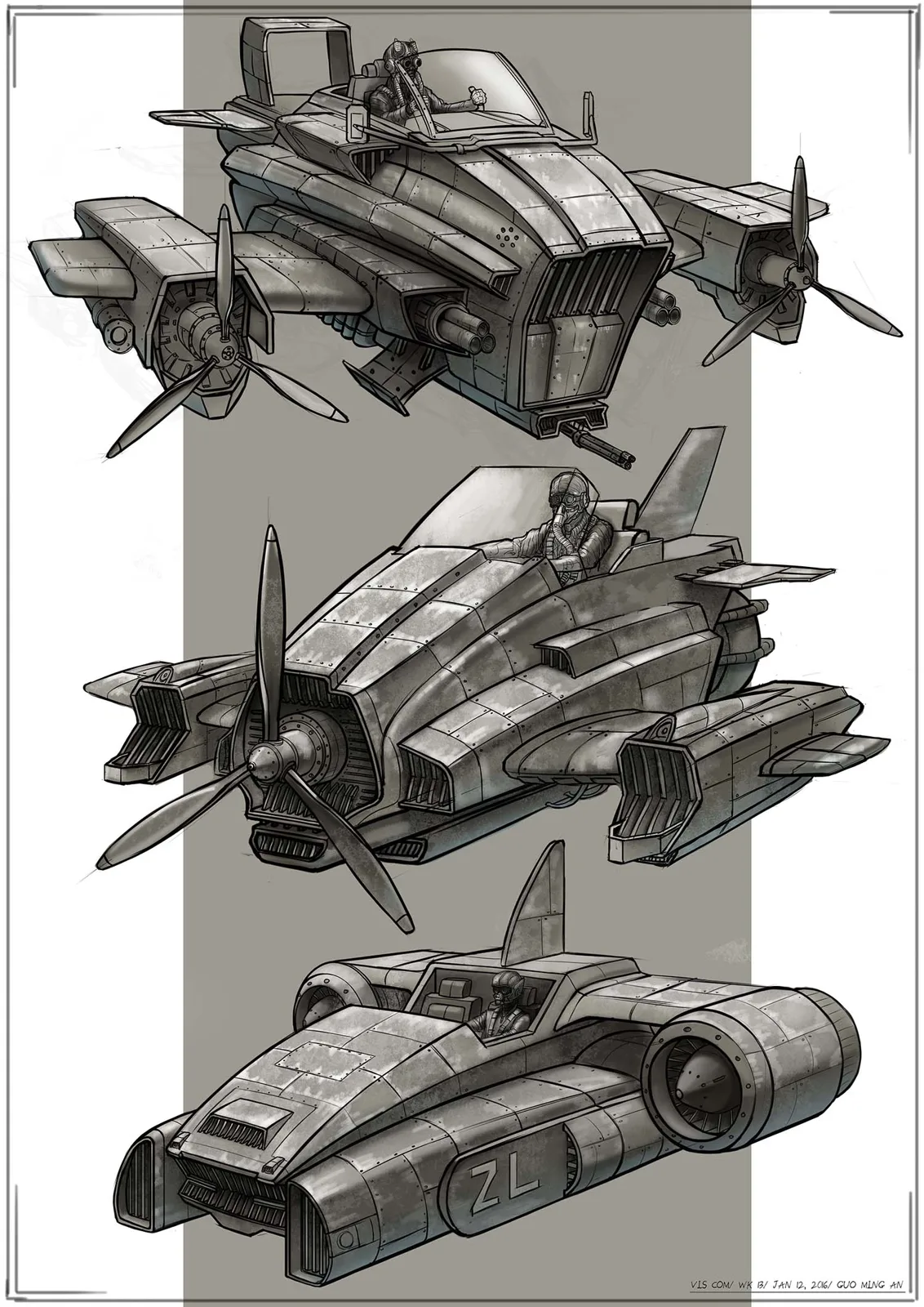 概念艺术 — NPC student work