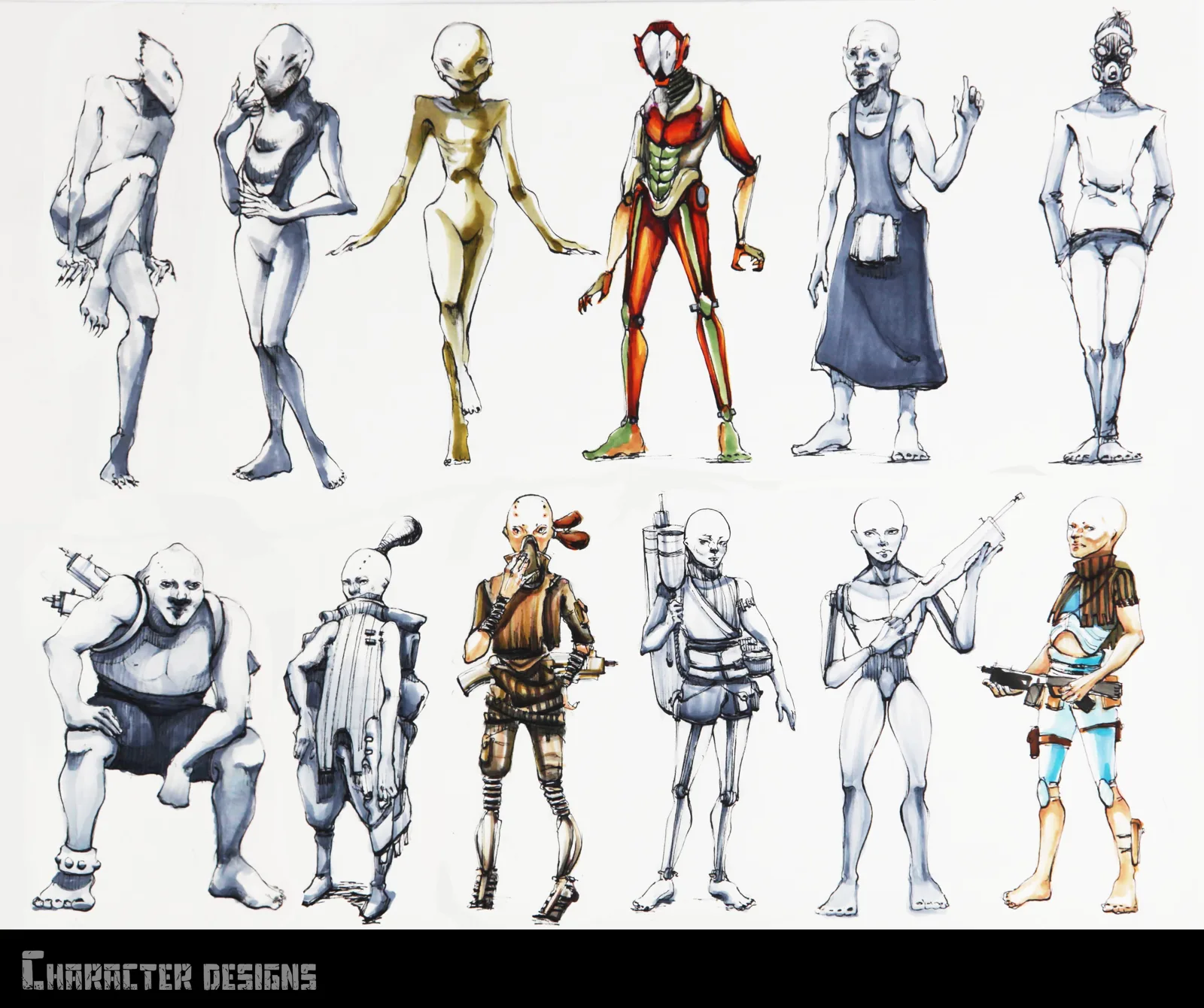概念艺术 — NPC student work